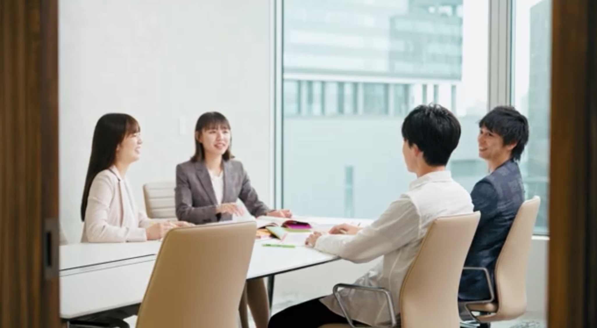 チームミーティングの様子