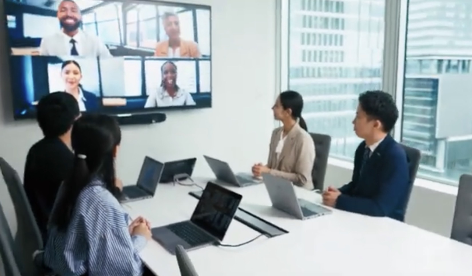 ビデオ会議の様子